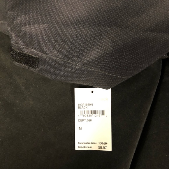 Hawke & CoMens Hooded Rain Full Zip Jacket,Black, - Picture 6 of 7